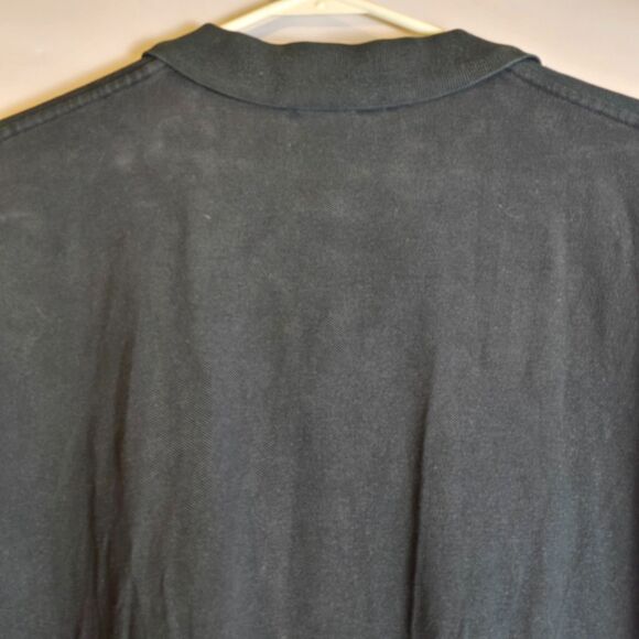 Polo Ralph Lauren Big Pony #3 Black Short Sleeve Rugby Shirt Custom Fit Large XL - Picture 16 of 16